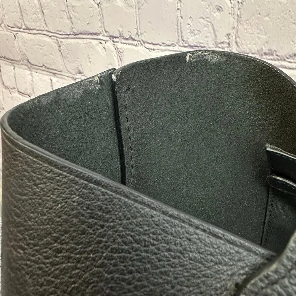 Coach Hudson Large Tote F59403 Black Embossed Logo
